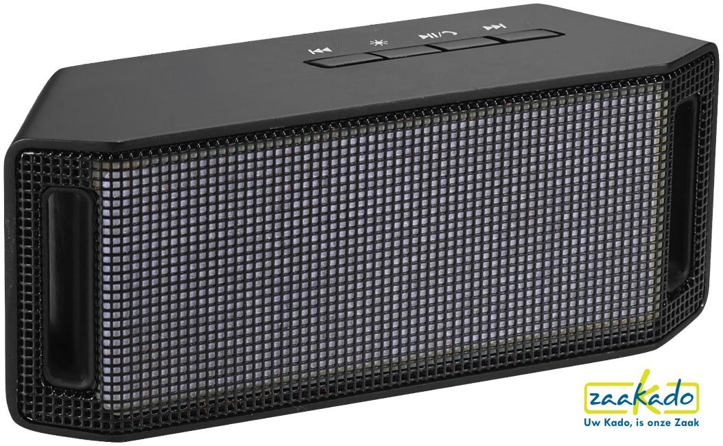 Bluetooth speaker met disco verlichting, relatiegeschenken ZaaKado Rotterdam bv