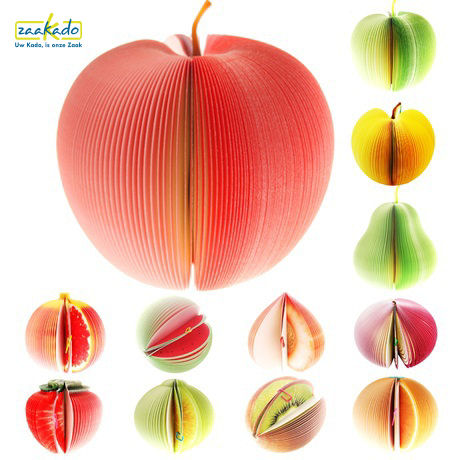 Fruit post-it met uw logo actiemarketing premiums exporteurs import export groente en fruit ZaaKado rotterdam