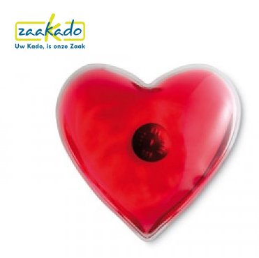 Hot Cold pad hart vorm Valentijn promotieartikelen logo ZaaKado rotterdam