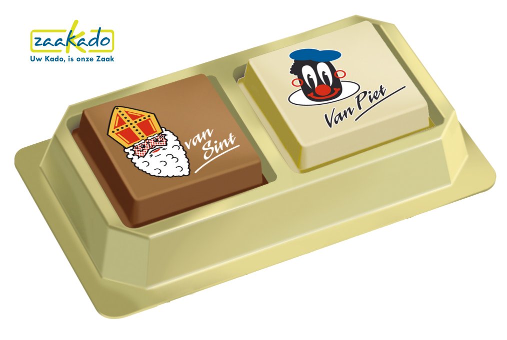 Vete Notitie hoofdstad Chocolade Sinterklaas attentie evt. met uw logo! - ZaaKado BV