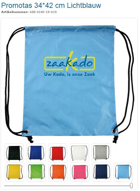 Promotas goedkope herbruikbare met bedrukking, ZaaKado Relatiegeschenken Rotterdam & promotieartikelen
