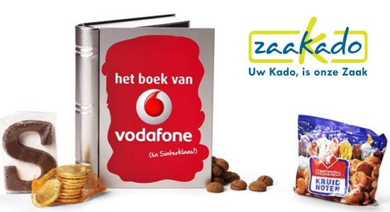 Sinterklaas relatiegeschenken, koekblik boekblik met pepernoten Zaakado