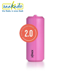 Sitpack roze drukwerk drukken logo personaliseren zitten klein opvouwbaar stok comfortabel cadeau Zaakado rotterdam relatiegeschenken gadgets giveaway inspiratie
