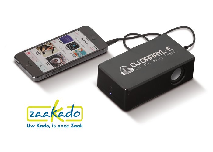 Versterker smartphone speaker, hippe draadloze gadget als relatiegeschenk! ZaaKado BV Rotterdam
