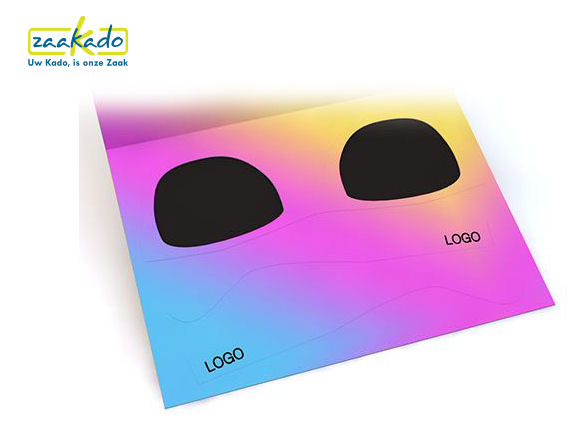Zonnebril ansichtkaart full colour CMYK te bedrukken in uw eigen design ZaaKado Rotterdam