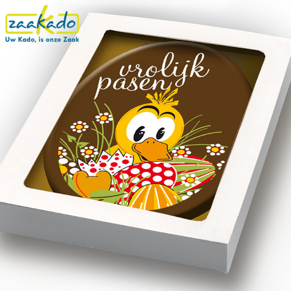 chocoladekaart personaliseren logo bedrukken paascadeau relatiegeschenken zaakado rotterdam pasen paasdagen