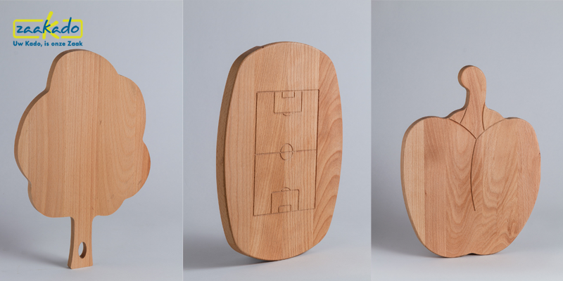 Custom houten snijplank vorm! - ZaaKado BV