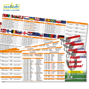 Wedstrijdschema EK Voetbal