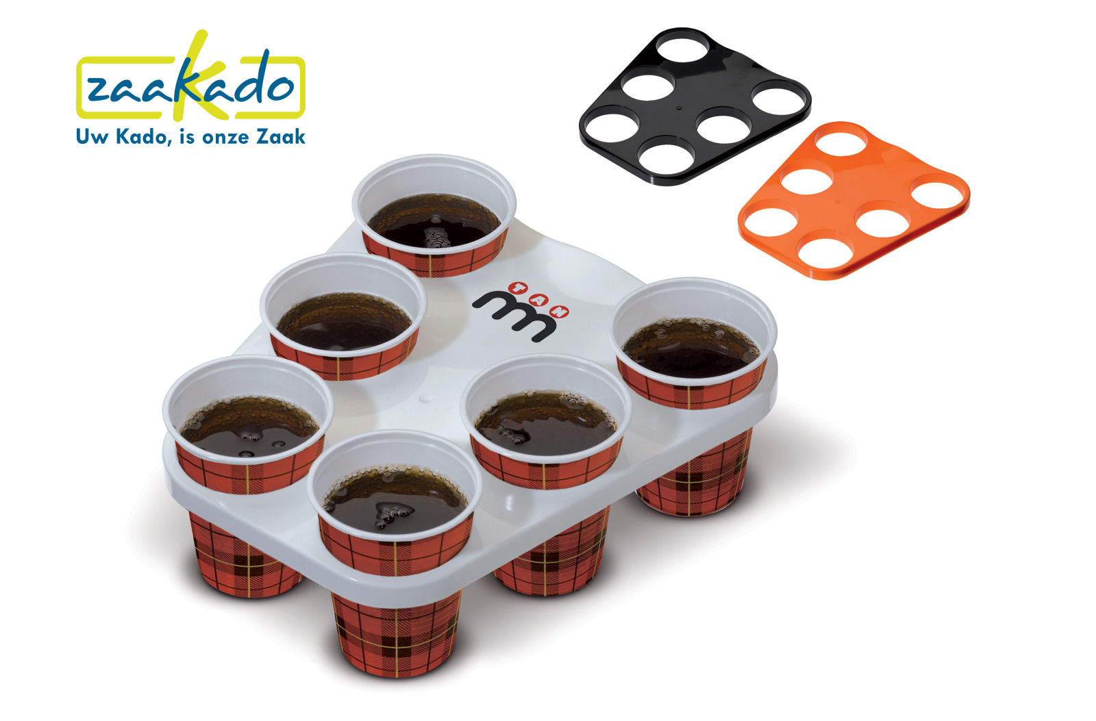 koffiedrager koffietray cadeautip afdeling koffiebeker relatiegeschenken bedrukken logo ZaaKado Rotterdam