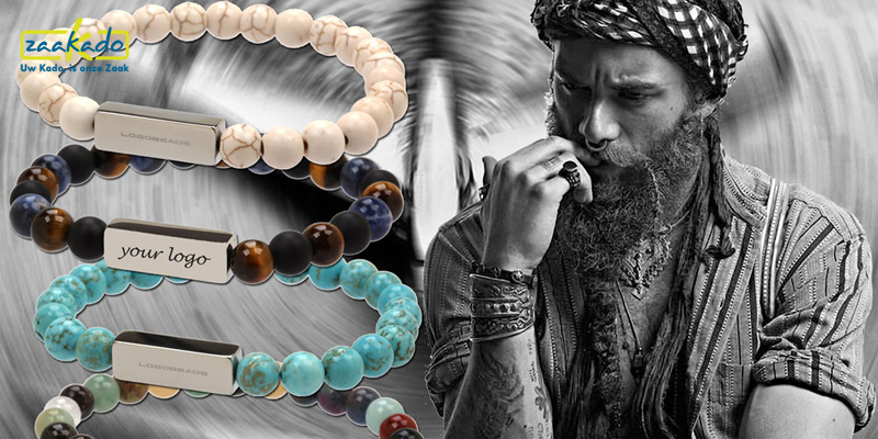 Calamiteit verwerken daar ben ik het mee eens Beads armband met logo: hippe relatiegeschenken! - ZaaKado BV