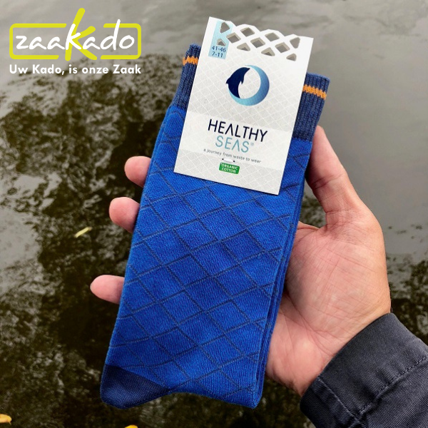 promotieartikel, healthy sea socks, milieuvriendelijk, eco, relatiegeschenk, plastic soep, sokken, duurzaam, groen, visnetten, zeesokken, oceaan, custom made, giveaway, zaakado, rotterdam